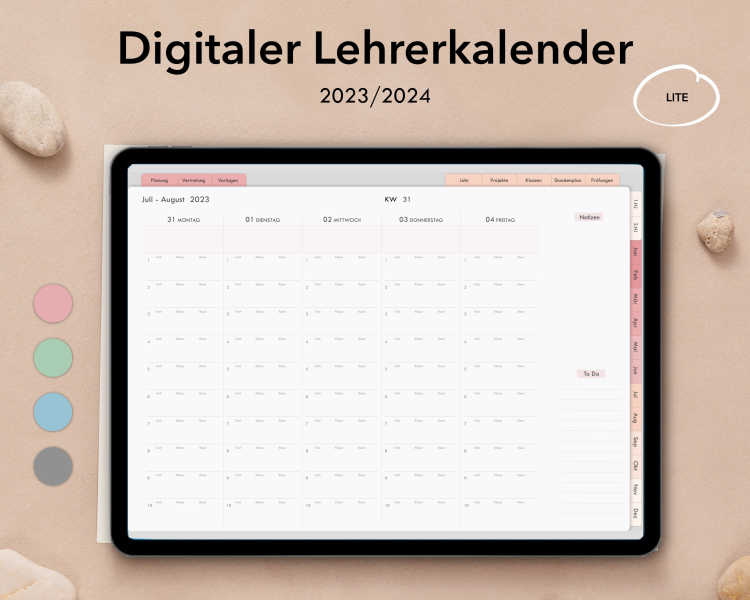 Digitaler Lehrerplaner 2023 / 2024 Lite