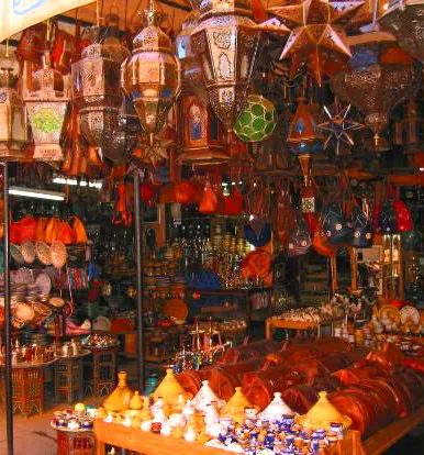 Les souks de la médina de Marrakech p1