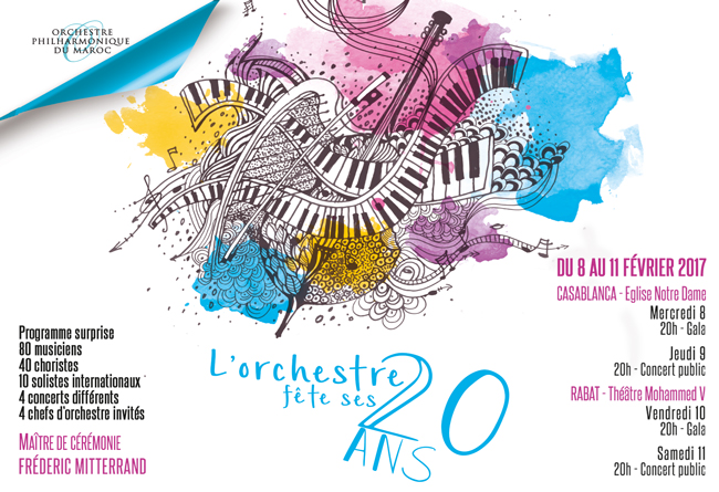L'Orchestre Philharmonique du Maroc fête ses 20 ans  2