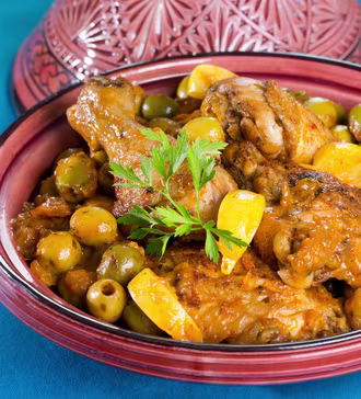 Tajine de poulet au citron p1