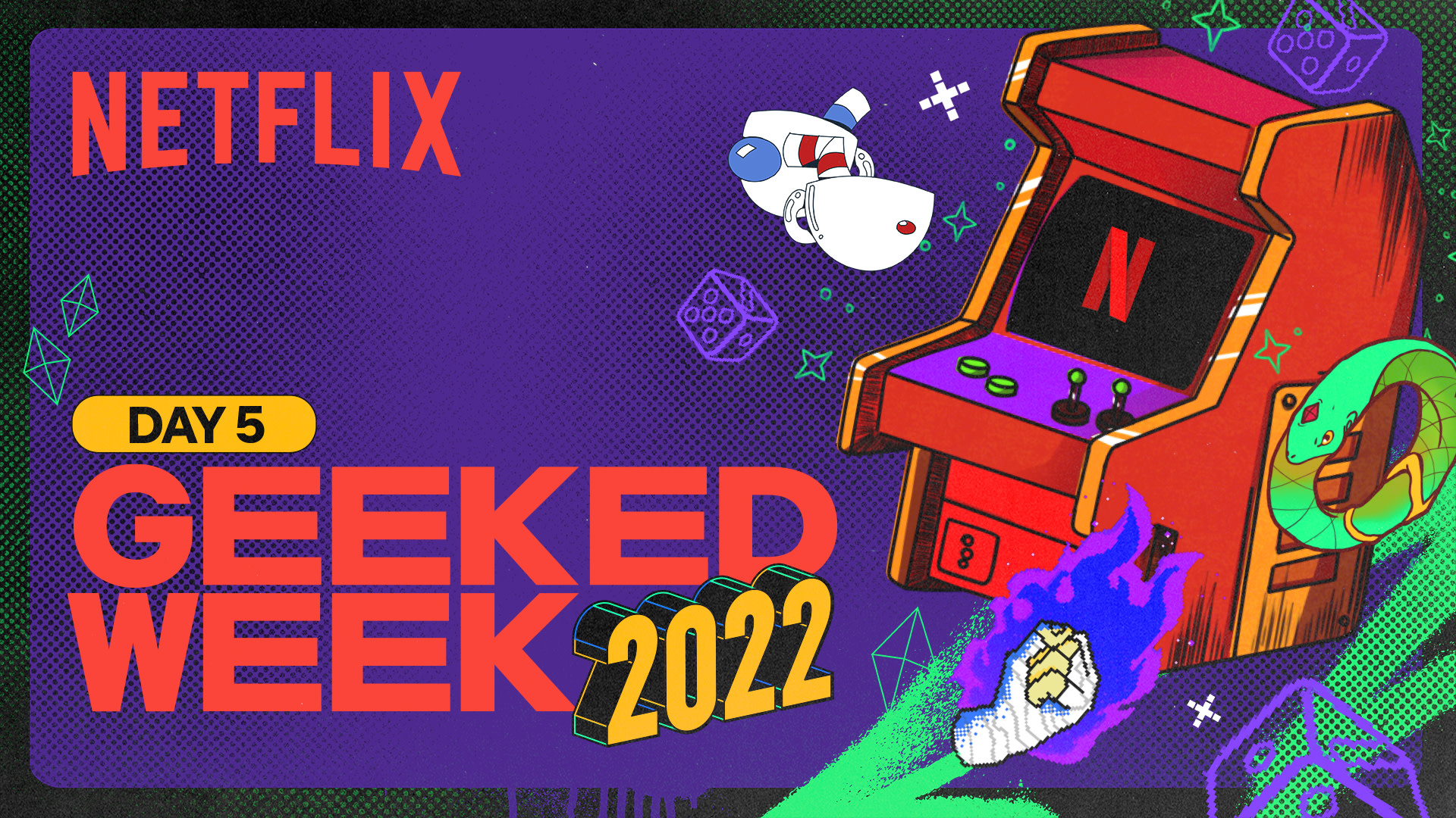 Resumo da Semana Geeked 2022: todas as prévias e novidades do Dia dos Jogos  - About Netflix