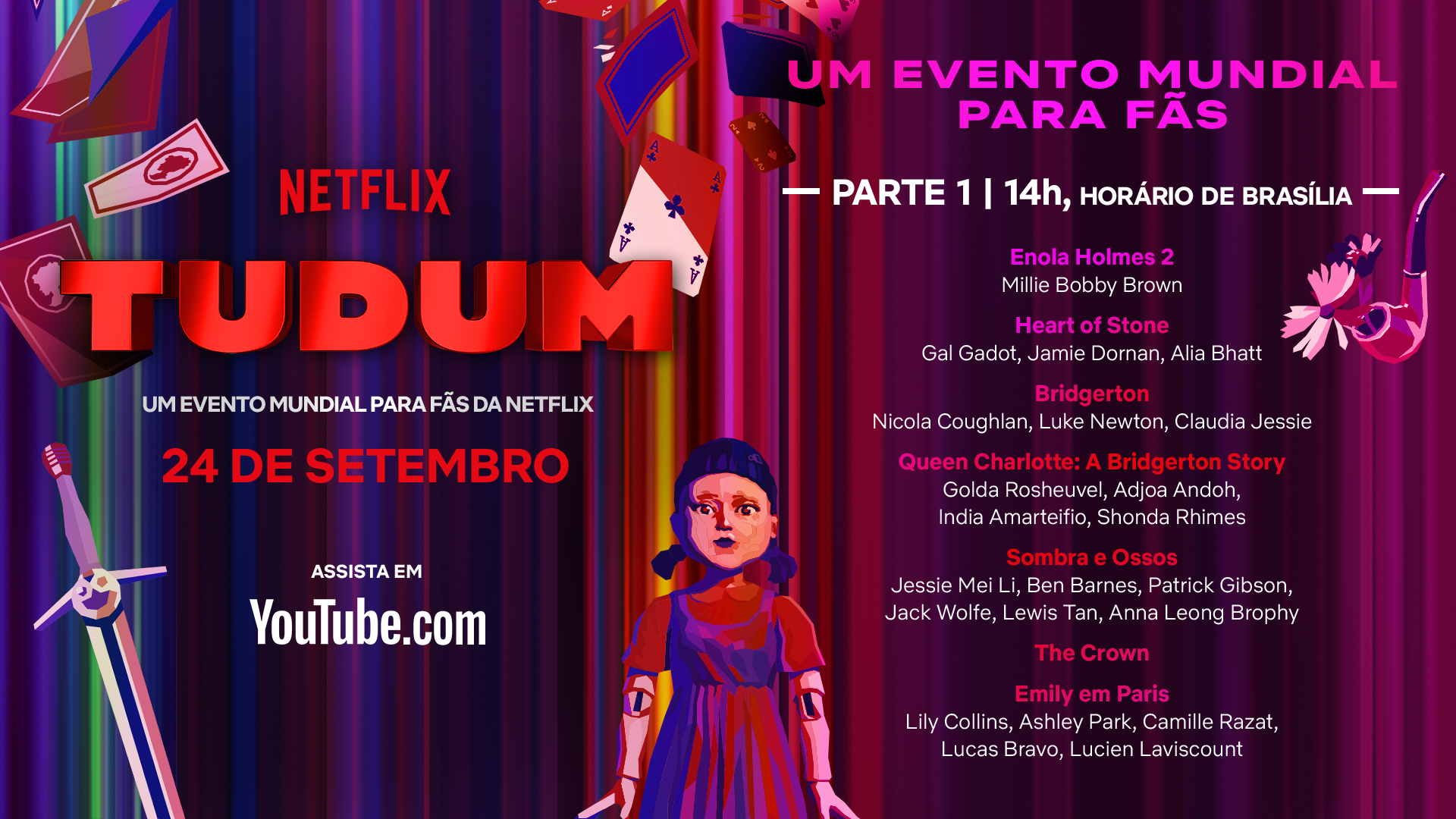 Netflix Brasil promove evento presencial para fãs: ingressos, datas, local  - Netflix Tudum