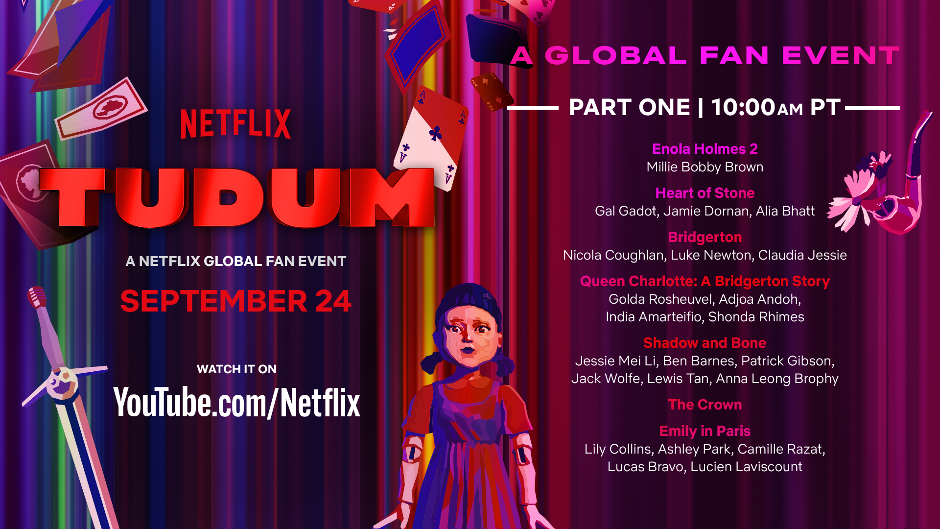 Gorgeous artwork by @nataliaagatte for TUDUM, a @netflix event in