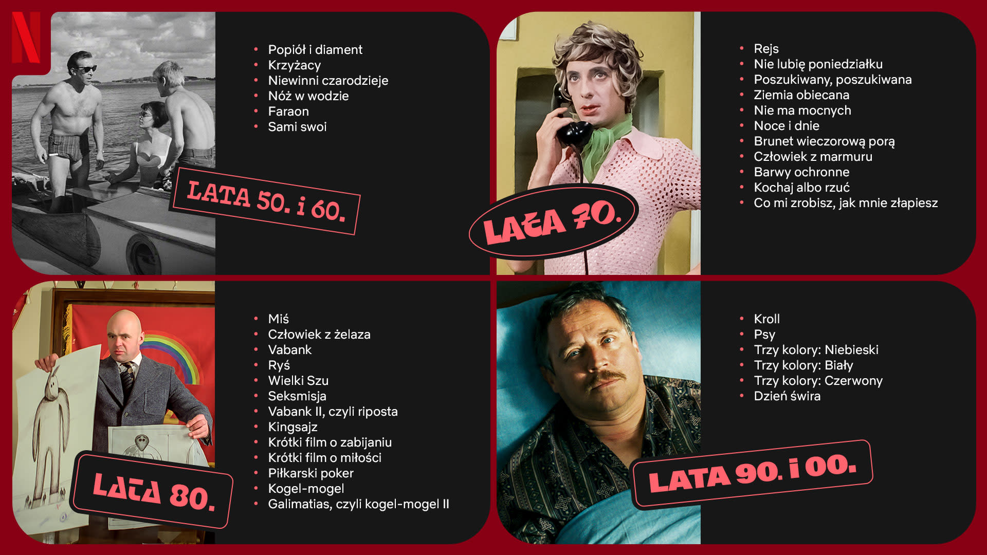 Największe skarby polskiego kina w Netflixie