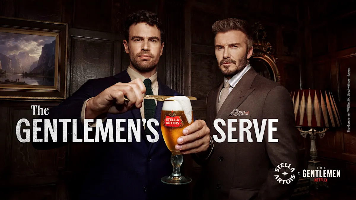Image for Netflix and Stella Artois and AB InBev and The Gentlemen collaboration
