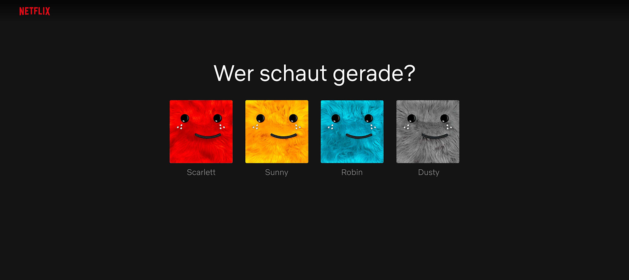 Netflix UI German