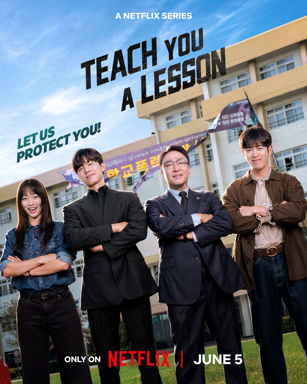 Cartaz promocional de Aprendendo a Lição