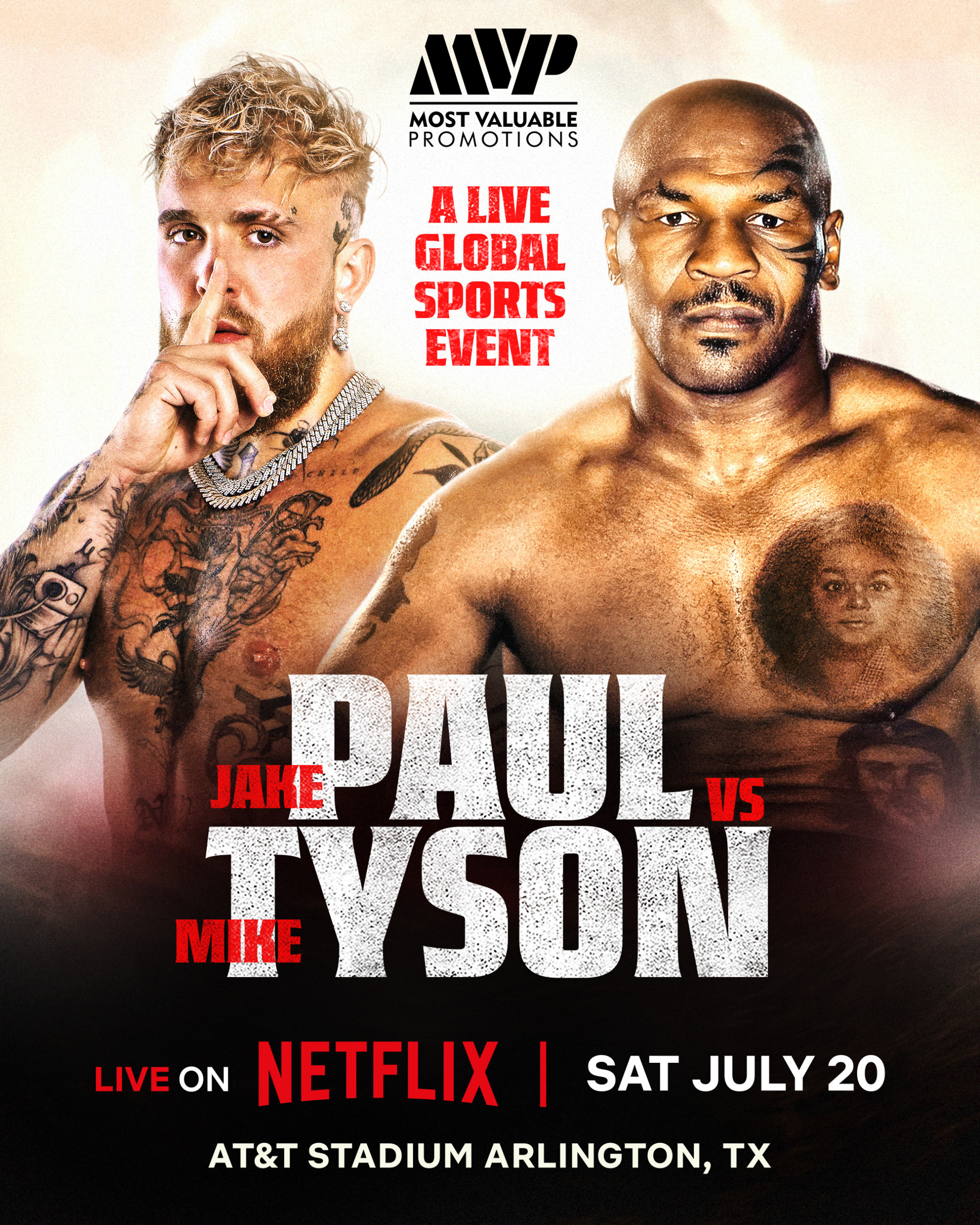 Netflix and Most Valuable Promotions Partner on Jake Paul vs. Mike Tyson, a Global Live Sports Event To Stream Exclusively on Netflix on Saturday July 20 - About Netflix