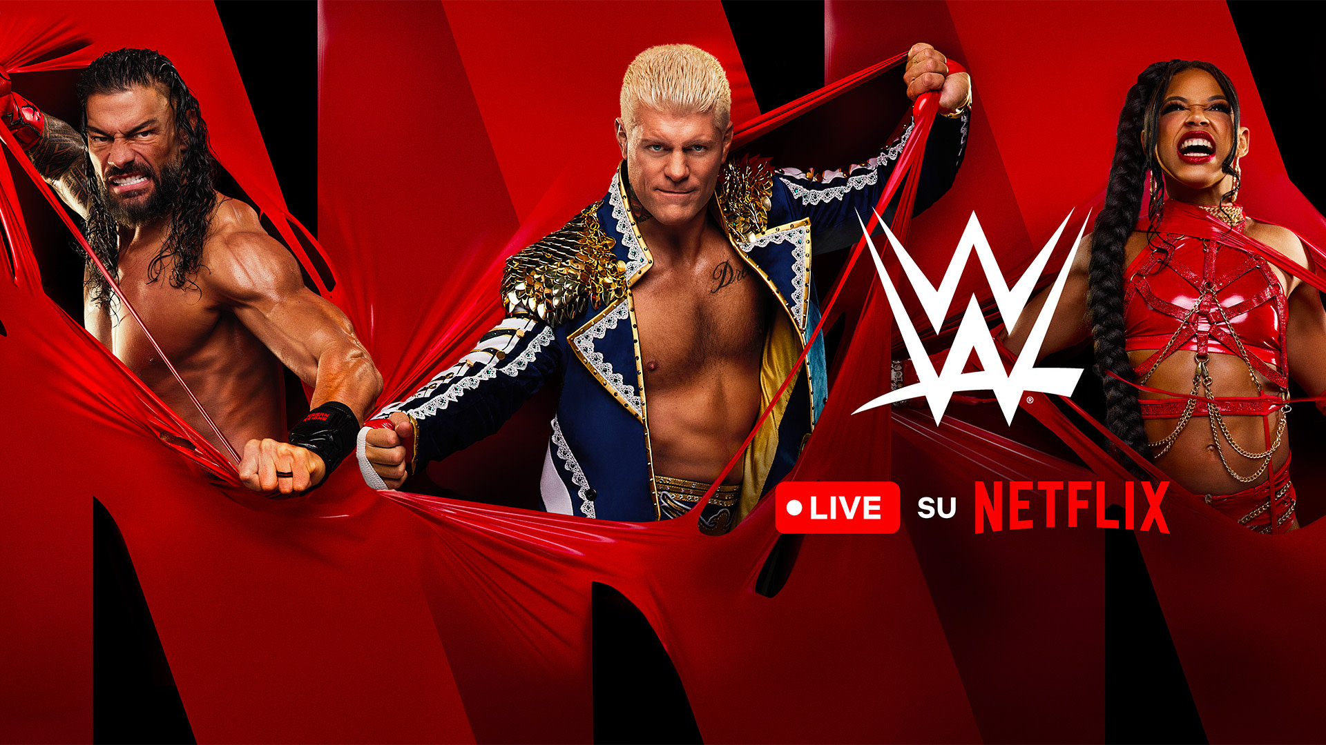 WWE LIVE su Netflix Italia 