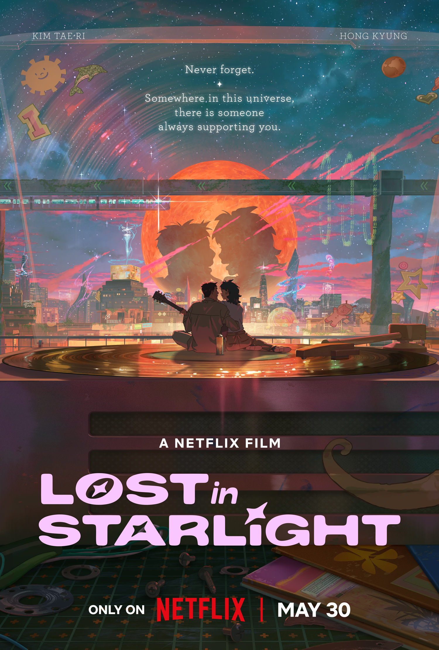 Poster oficial de Lost in Starlight en Netflix
