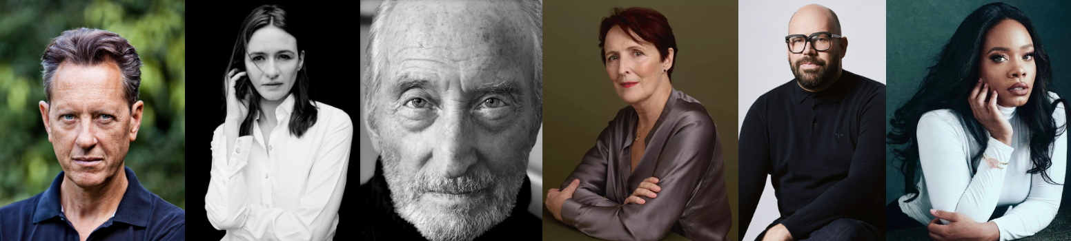 Richard E. Grant, Emily Mortimer, Charles Dance, Fiona Shaw, Tom 