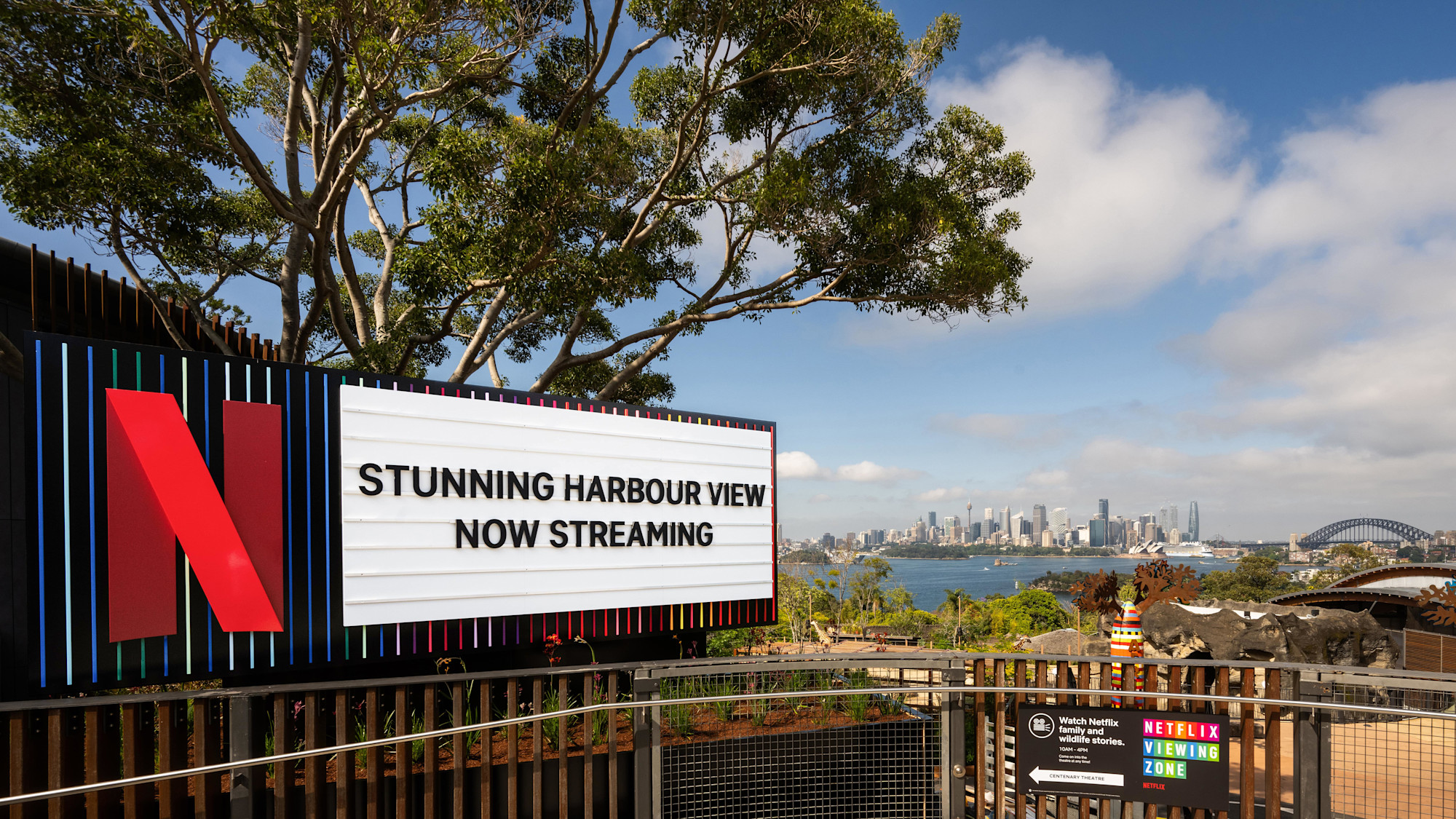 Netflix Marquee Heads Down Under to Iconic Taronga Zoo About Netflix
