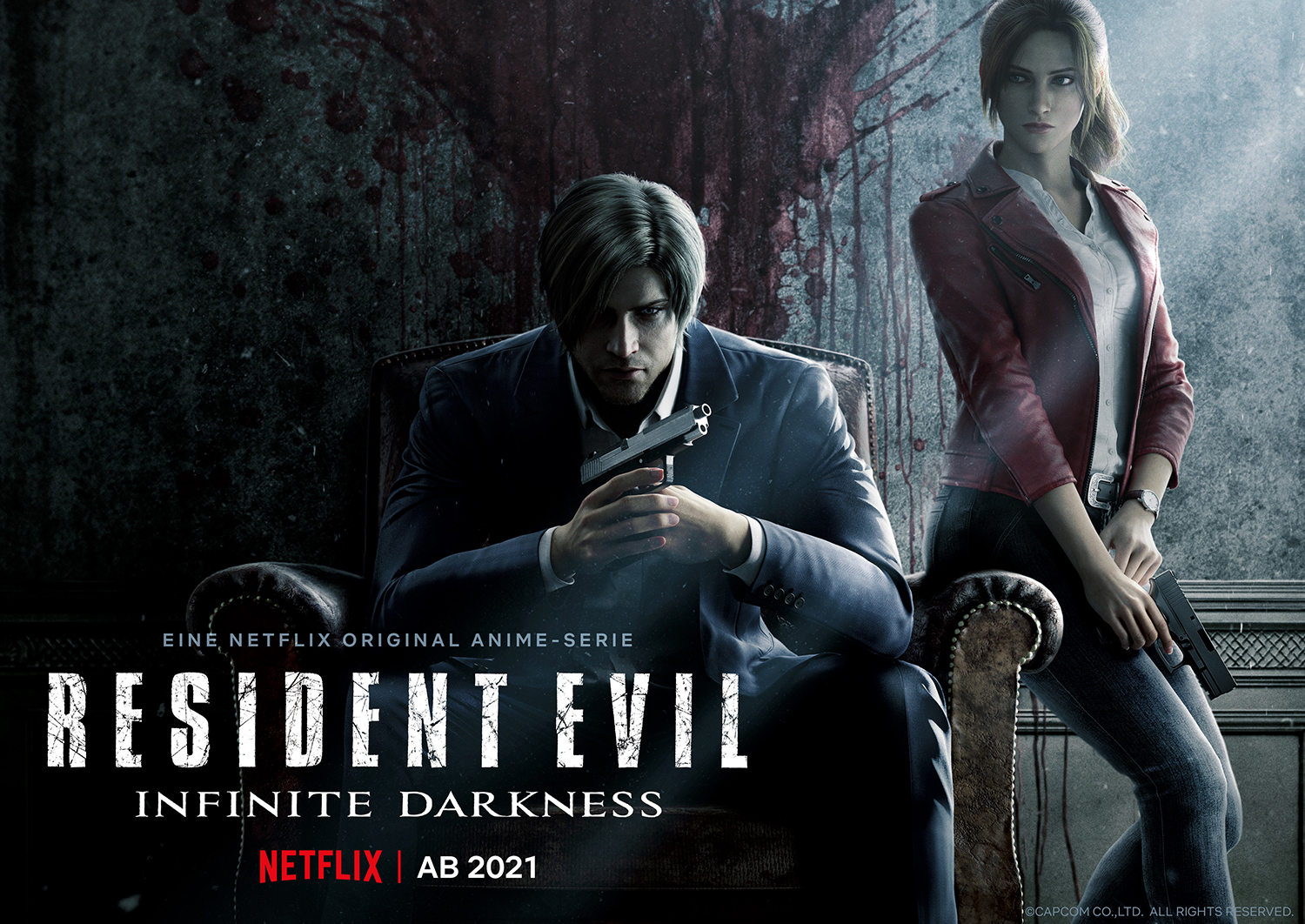 About Netflix Netflix Announces The Original Anime Series Resident Evil Infinite Darkness Coming In 21