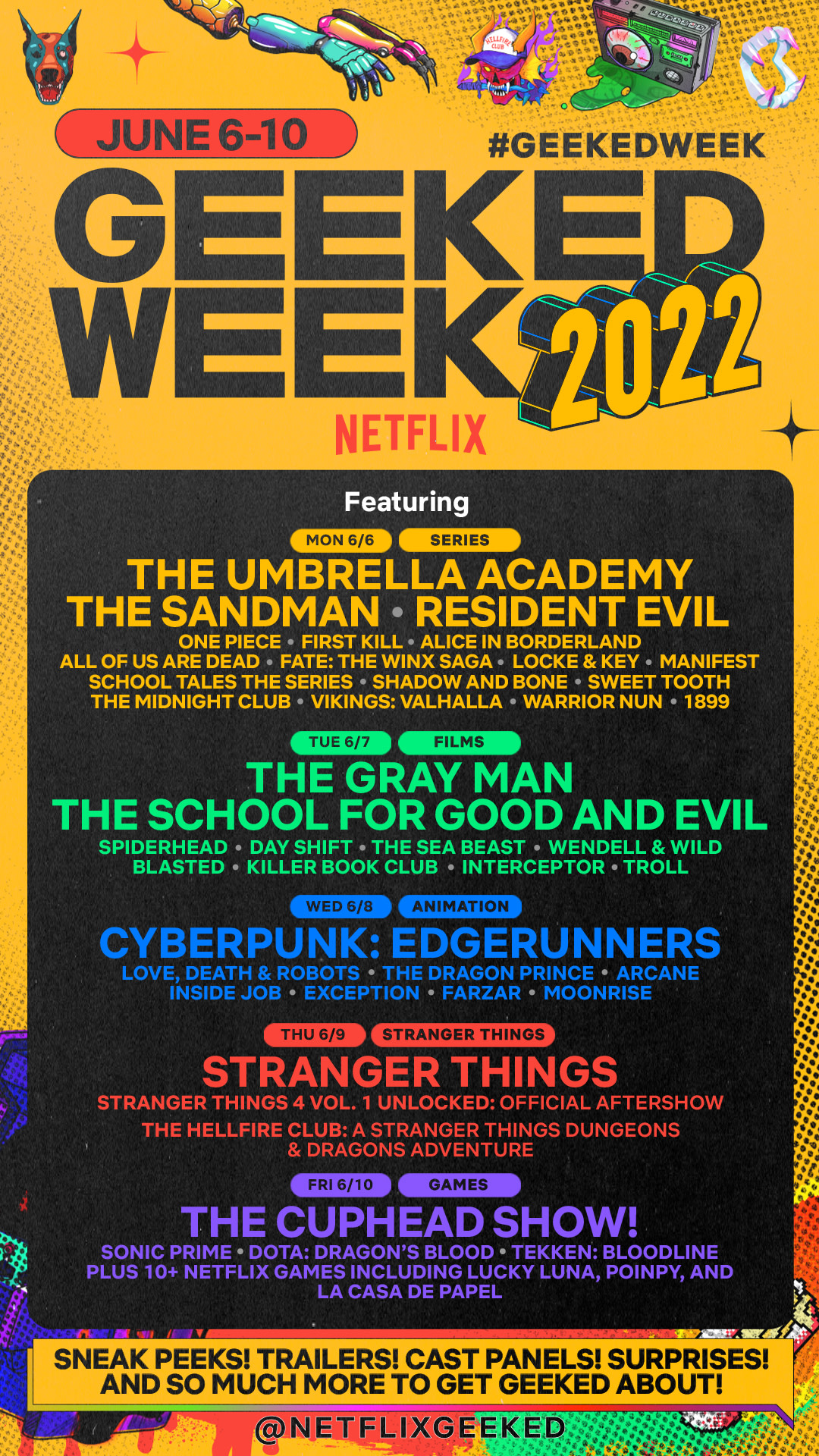 Gdzie oglądać „Geeked Week 2022” oraz plan wydarzenia
