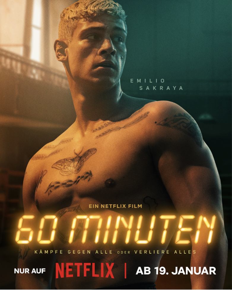 'Sixty Minutes' Key Art for the FastPaced Martial Arts Film With