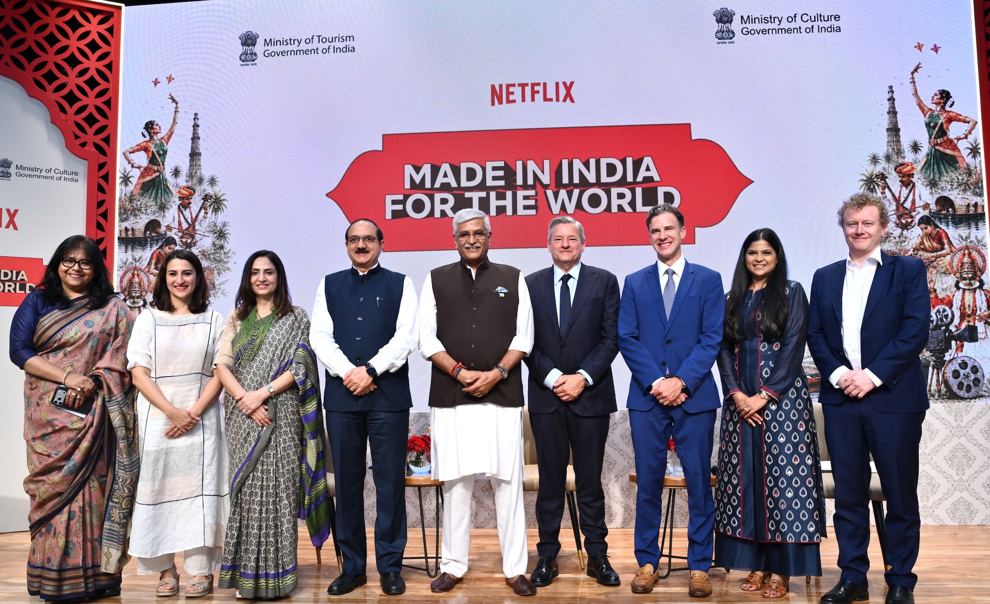 Netflix Co-CEO Ted Sarandos met Minister for Culture and Tourism Shri Gajendra Singh Shekhawat