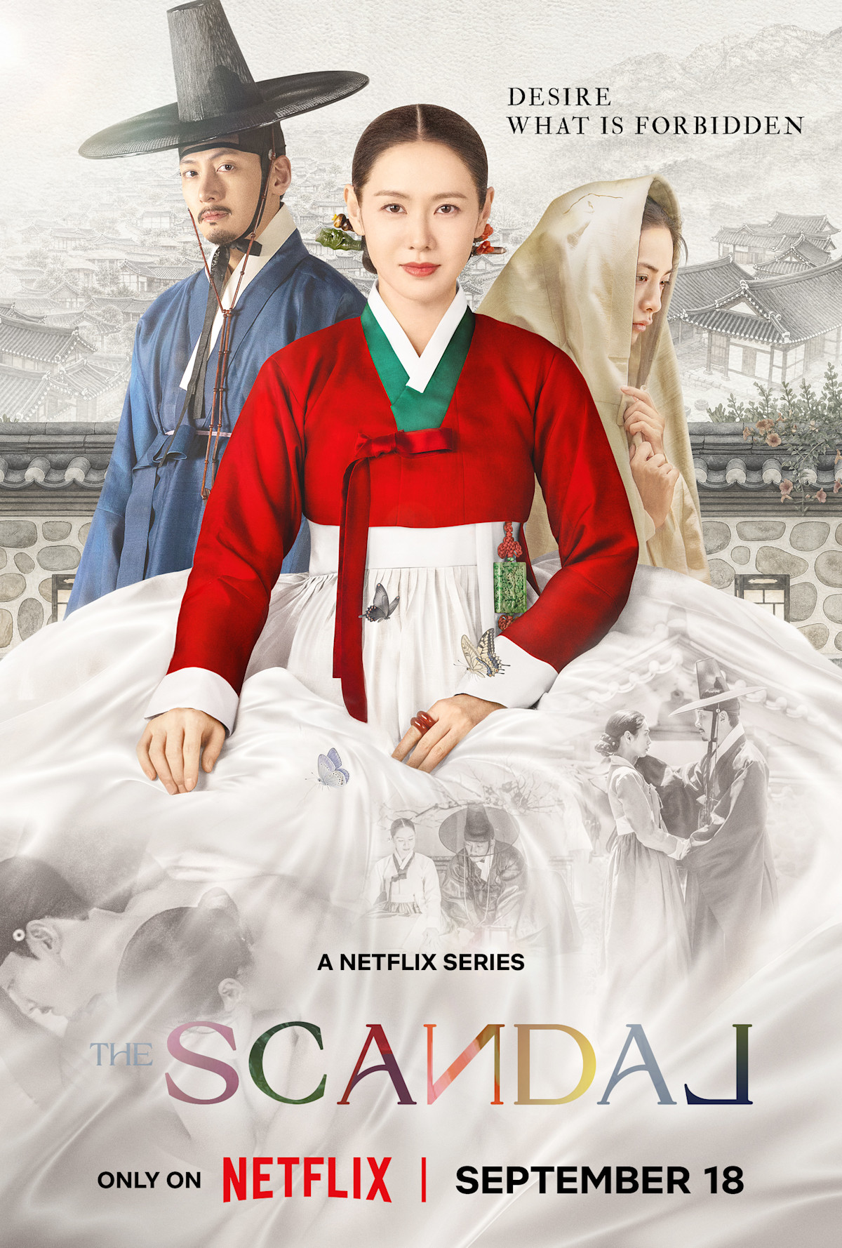 The Scandal Netflix K-drama poster starring Son Ye-jin and Ji Chang-wook