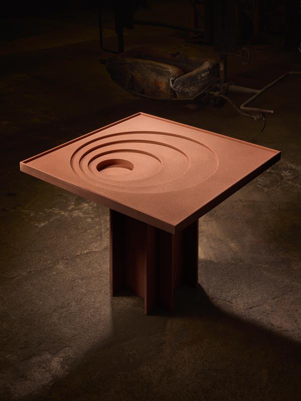 One of Four Unique Pollinator Baths Cast in Kohler's Historic Foundry