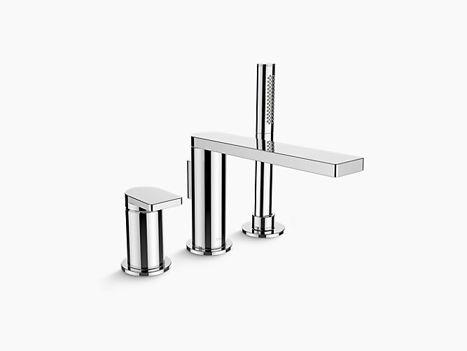 Composed™ Deck-Mount 3-Hole Bath Filler and Handshower