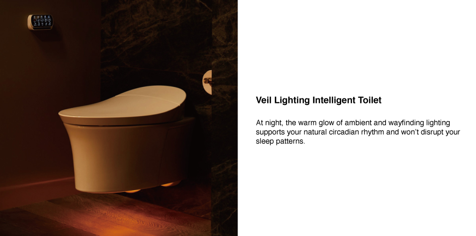 Veil Lighting Intelligent Toilet