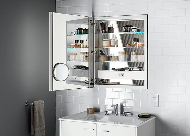 Coordinating mirror cabinets