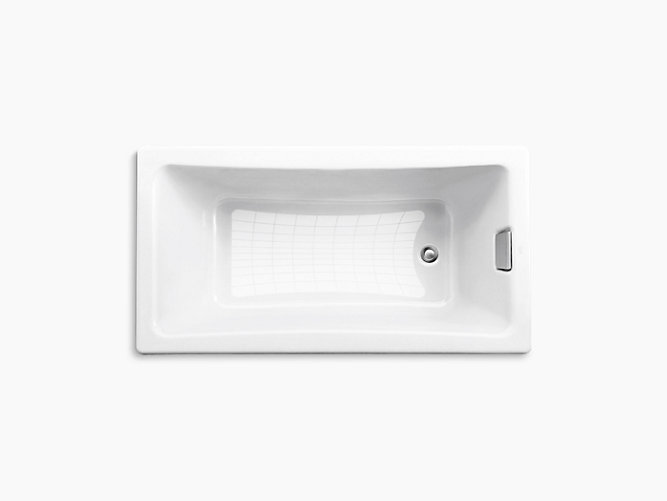 Tea-For-Two® 1.6m Drop-in Cast Iron Bath