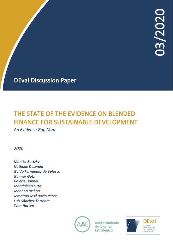 The State of Evidence on Blended Finance for Sustainable Development 