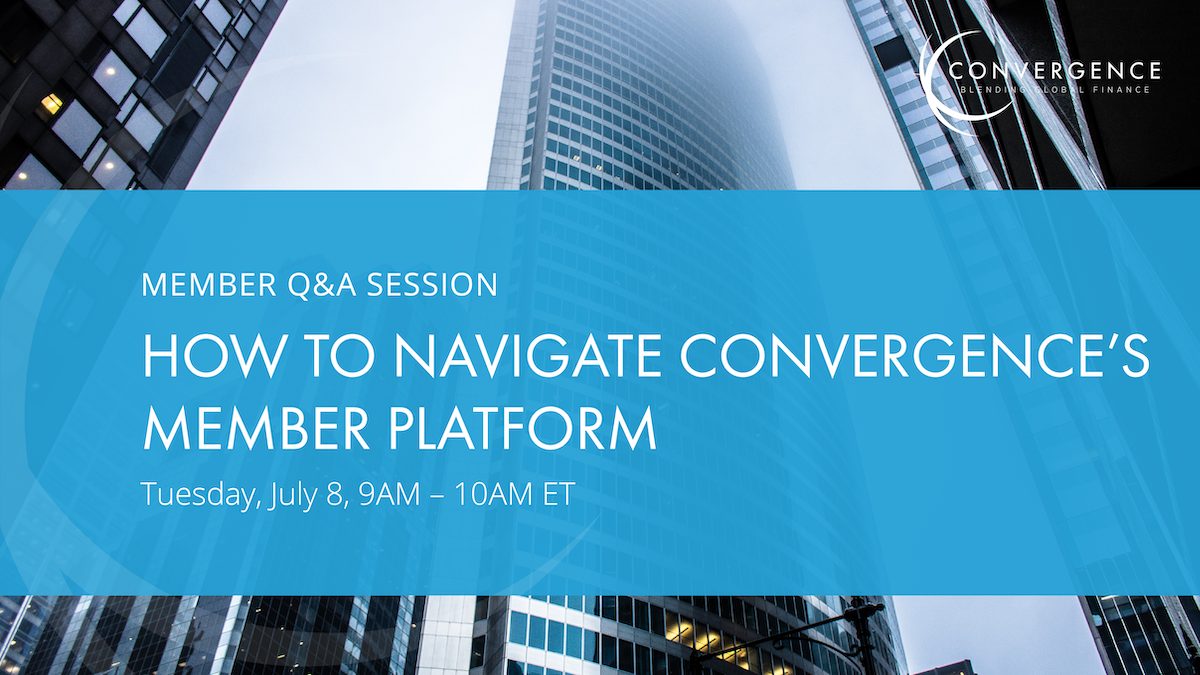 Member Q&A Session: How to Navigate Convergence’s Member Platform (July 2025)