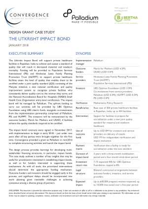 Utkrisht Impact Bond Case Study