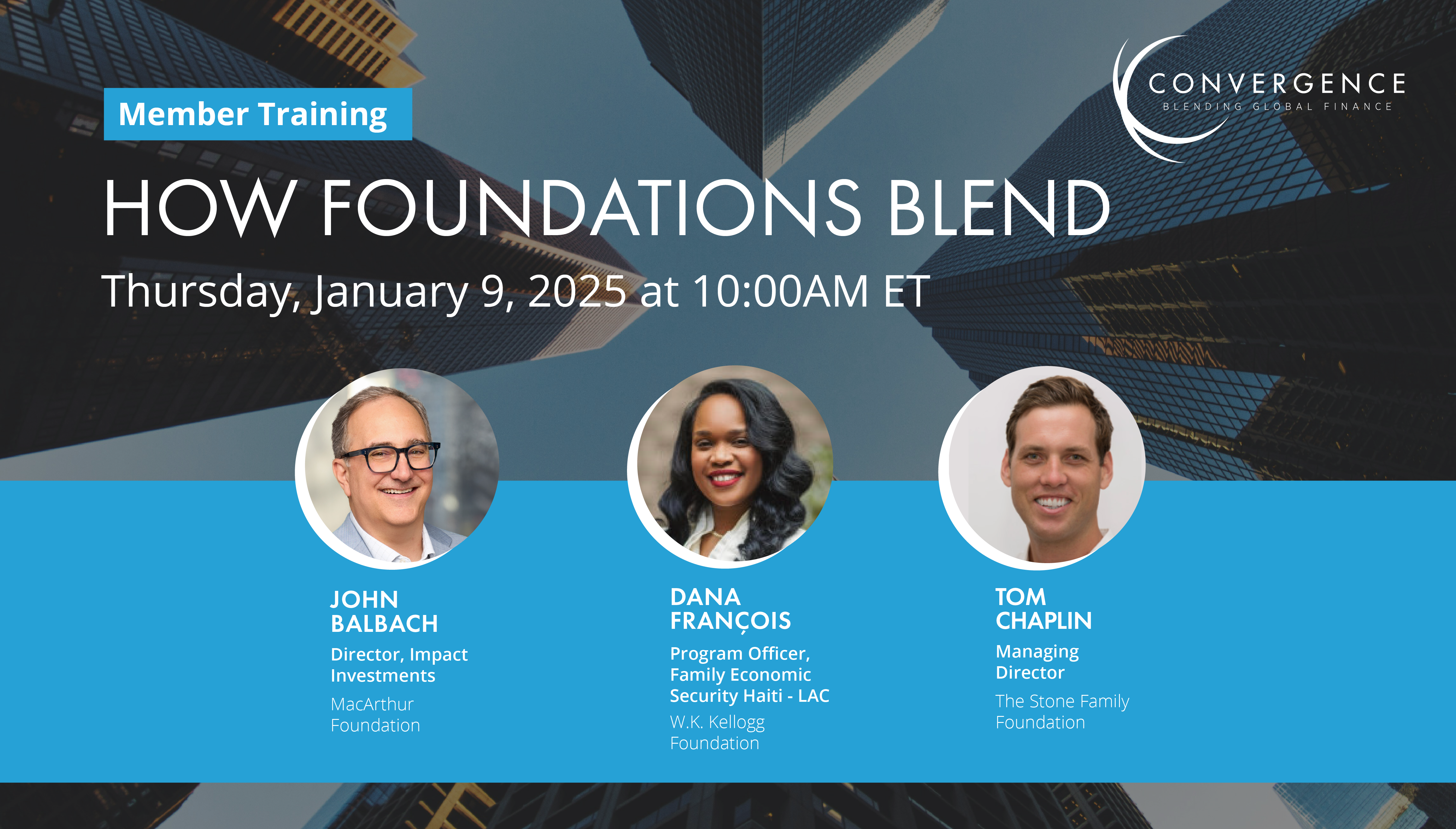 Member Training: How Foundations Blend