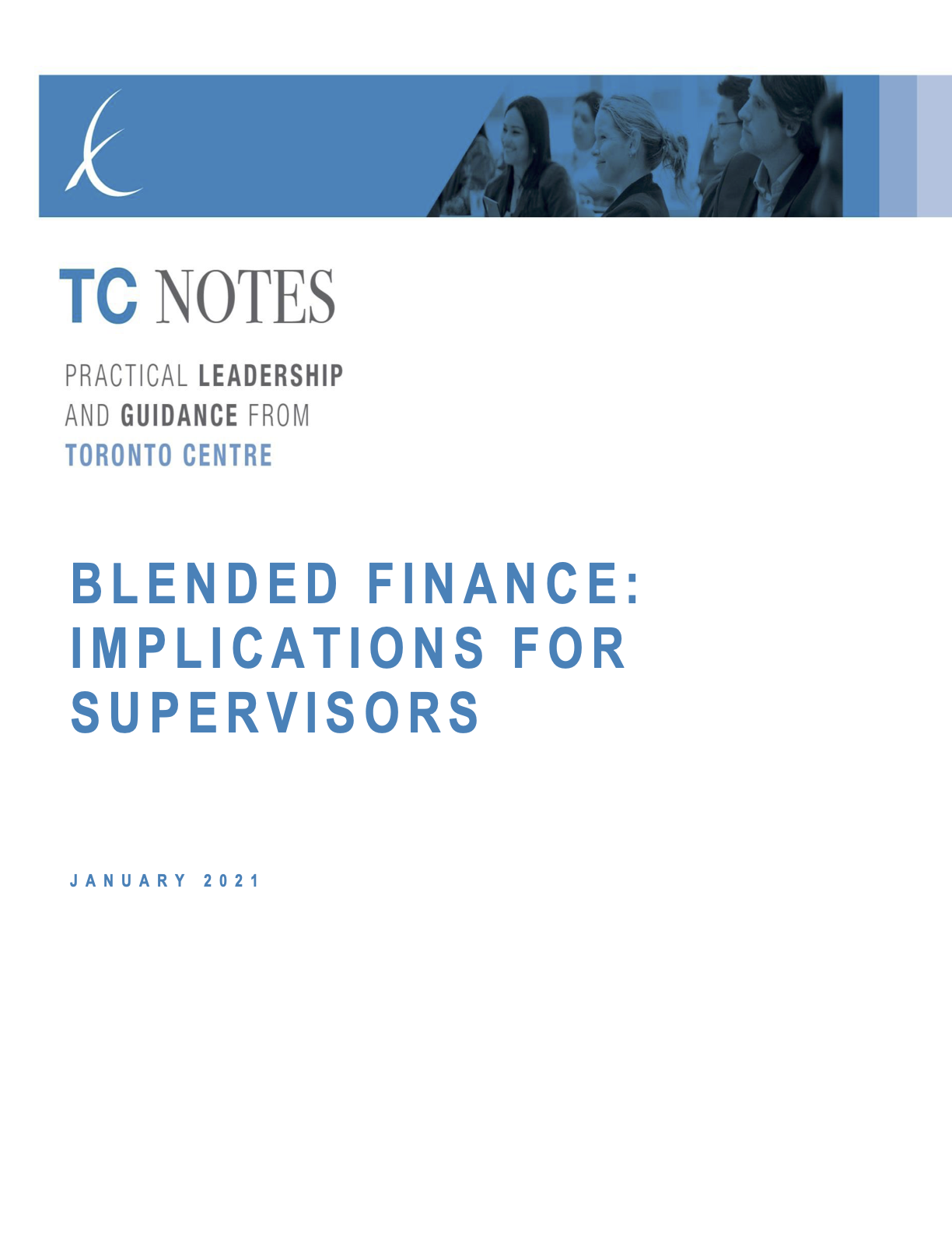 Blended Finance: Implications for Supervisors