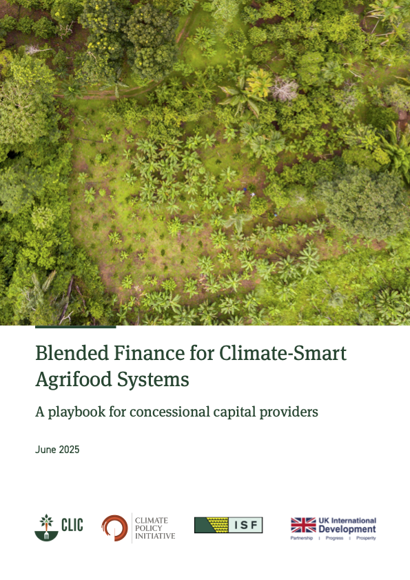 Blended Finance Playbook for Climate-Smart Agrifood Systems