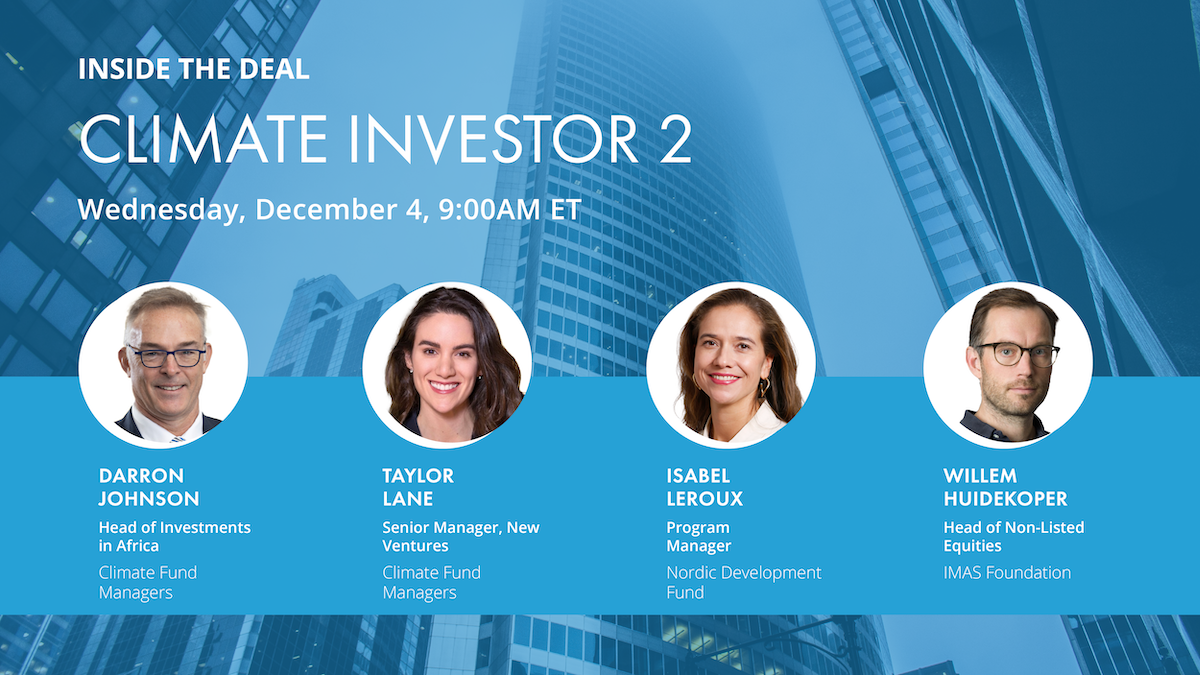 Inside the Deal: Climate Investor 2