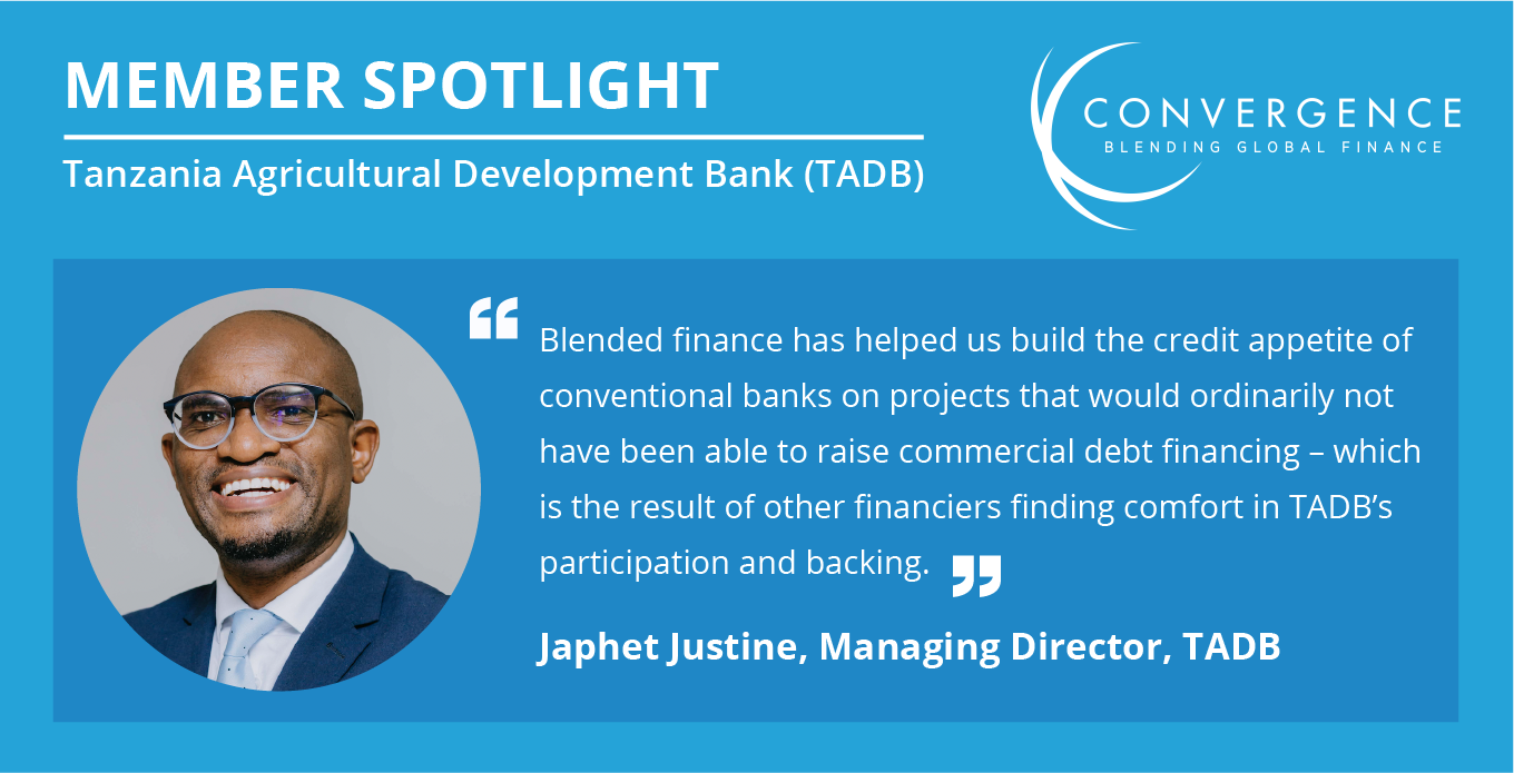 Member spotlight with Japhet Justine, Managing Director of Tanzania Agricultural Development Bank (TADB)