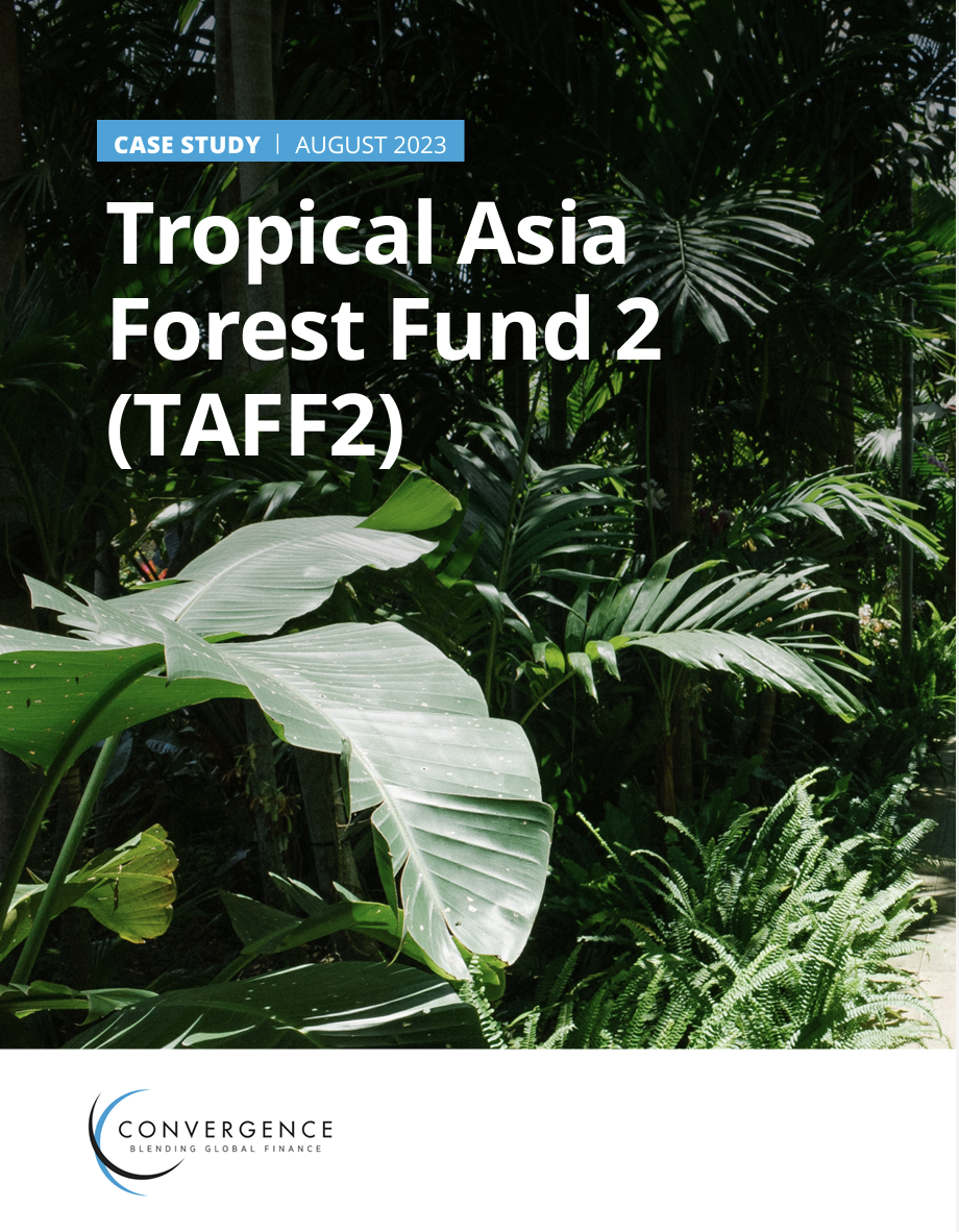 Tropical Asia Forest Fund 2 (TAFF2) - Case Study