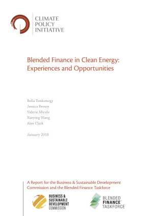 Blended Finance in Clean Energy: Experiences and Opportunities