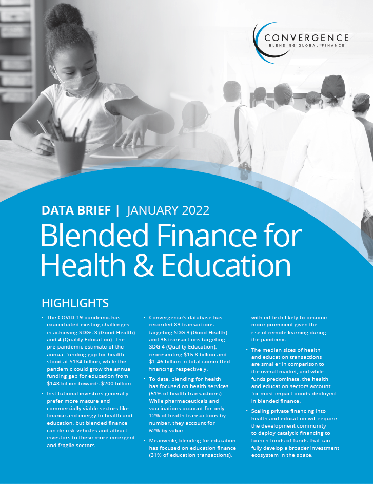 Blended Finance for Health & Education