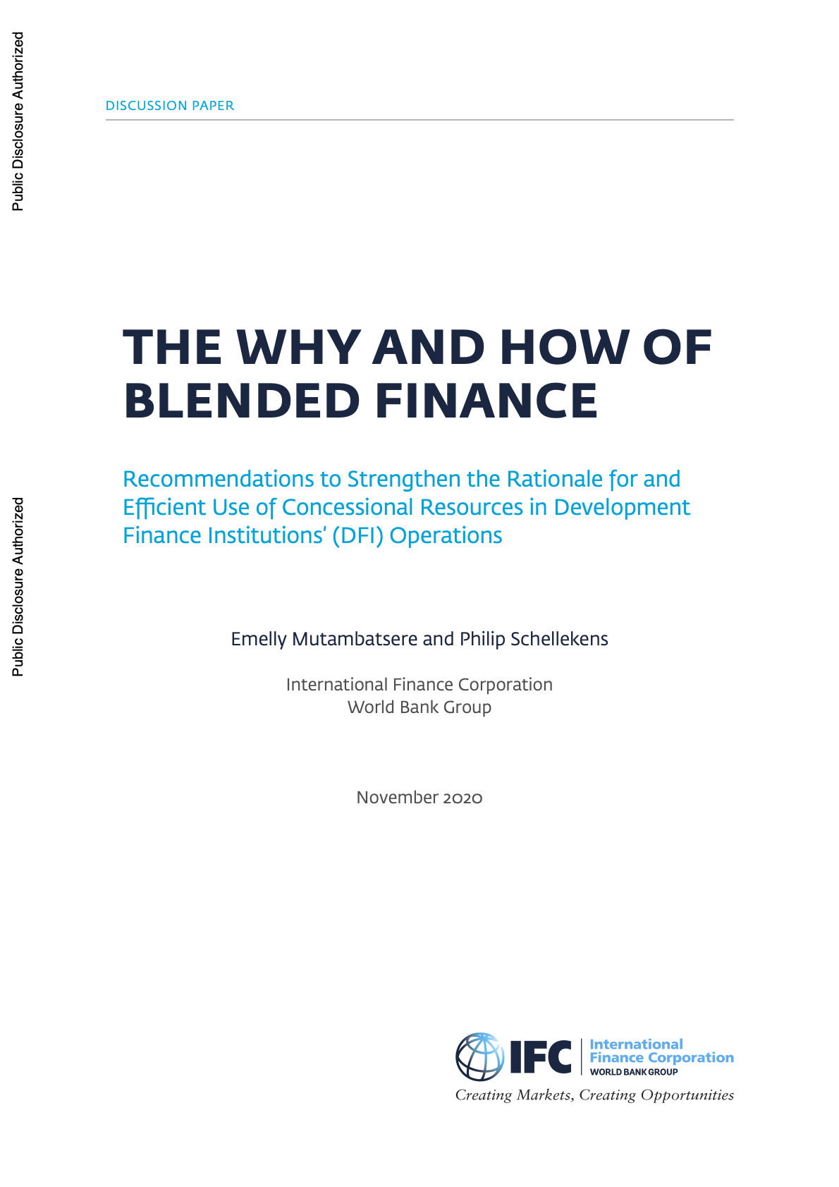 The Why and How of Blended Finance