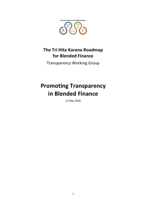 The Tri Hita Karana Roadmap for Blended Finance: Promoting Transparency in Blended Finance