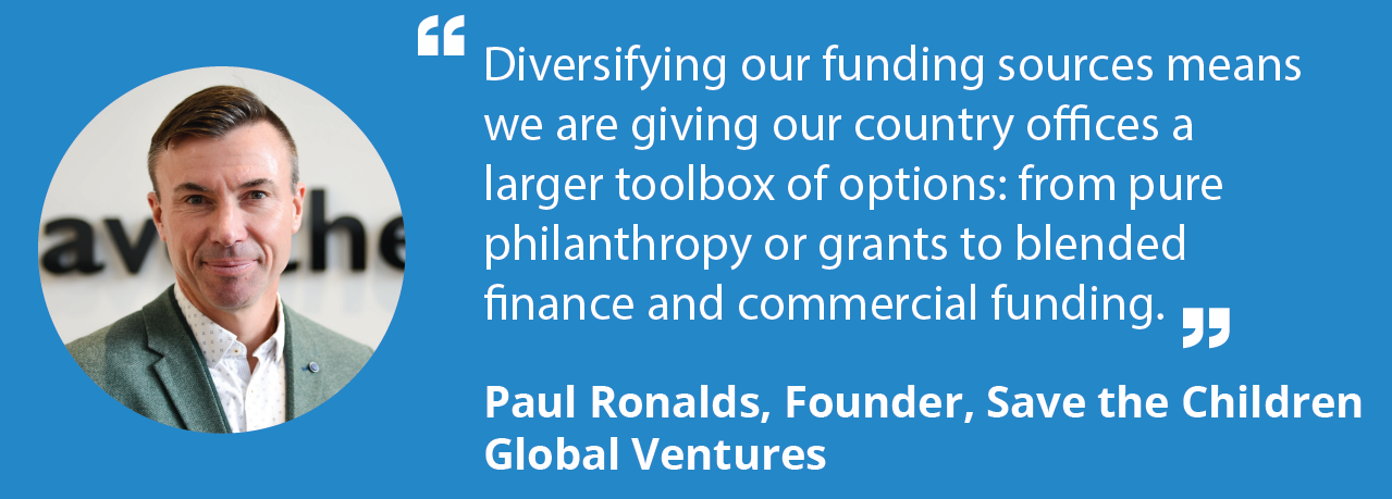 Save the Children Global Ventures Member Spotlight with Paul Ronalds