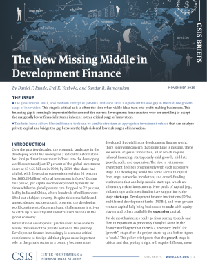 The New Missing Middle in Development Finance