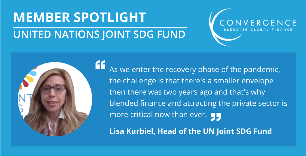 Member spotlight with Lisa Kurbiel of the UN Joint SDG Fund