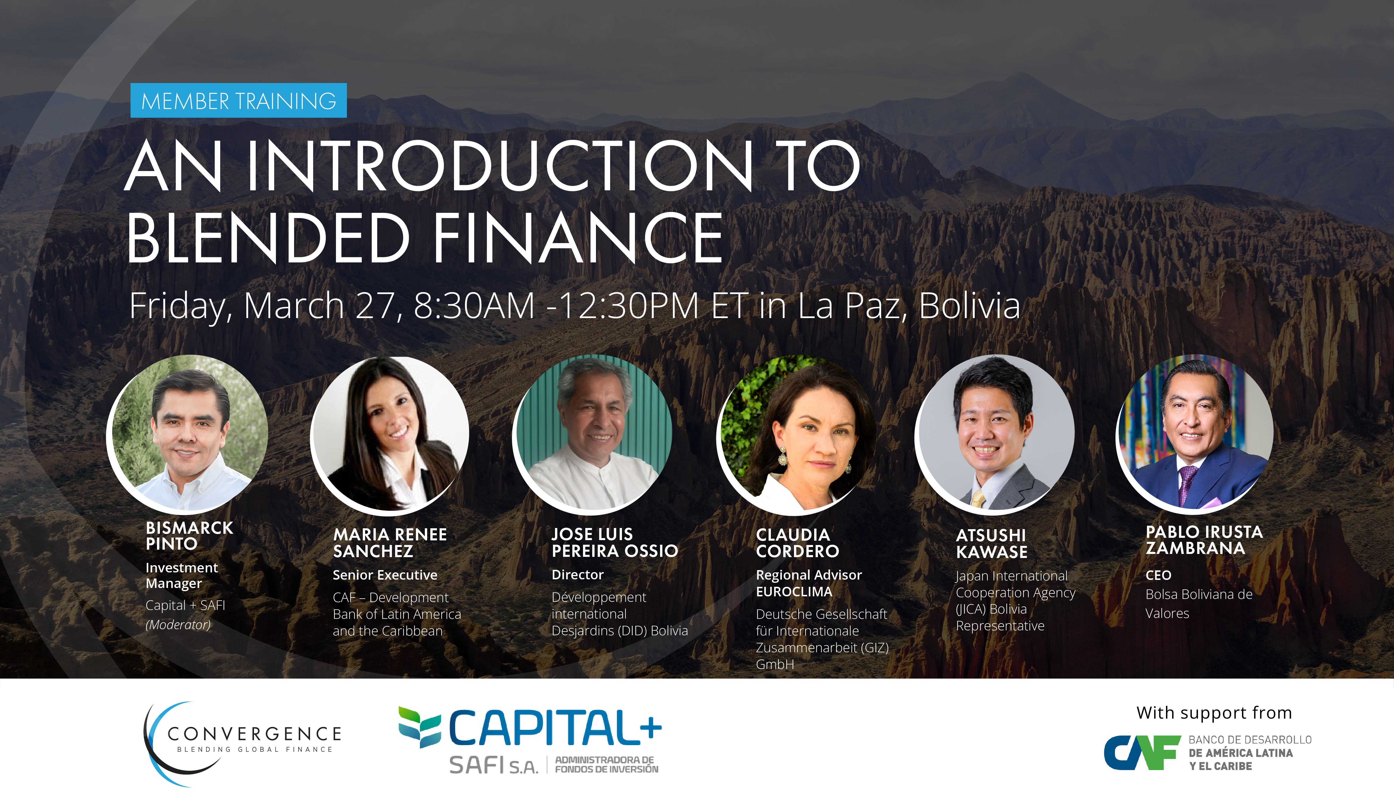 Member Training: An Introduction to Blended Finance