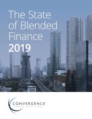 The State of Blended Finance 2019