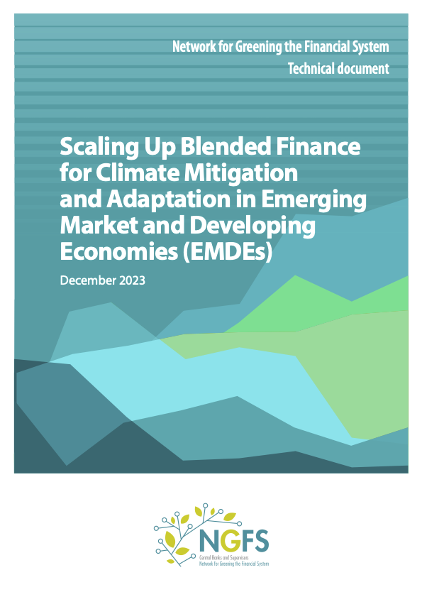 Scaling up Blended Finance for Climate Mitigation and Adaptation in EMDEs
