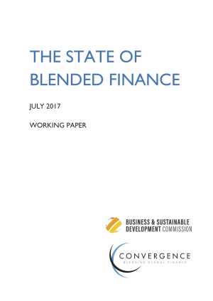The State of Blended Finance 2017