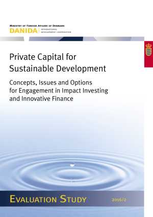 Private Capital for Sustainable Development: Concepts, Issues and Options for Engagement in Impact Investing and Innovative Finance