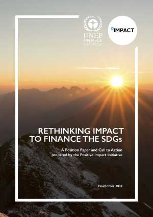 Rethinking Impact to Finance the SDGs