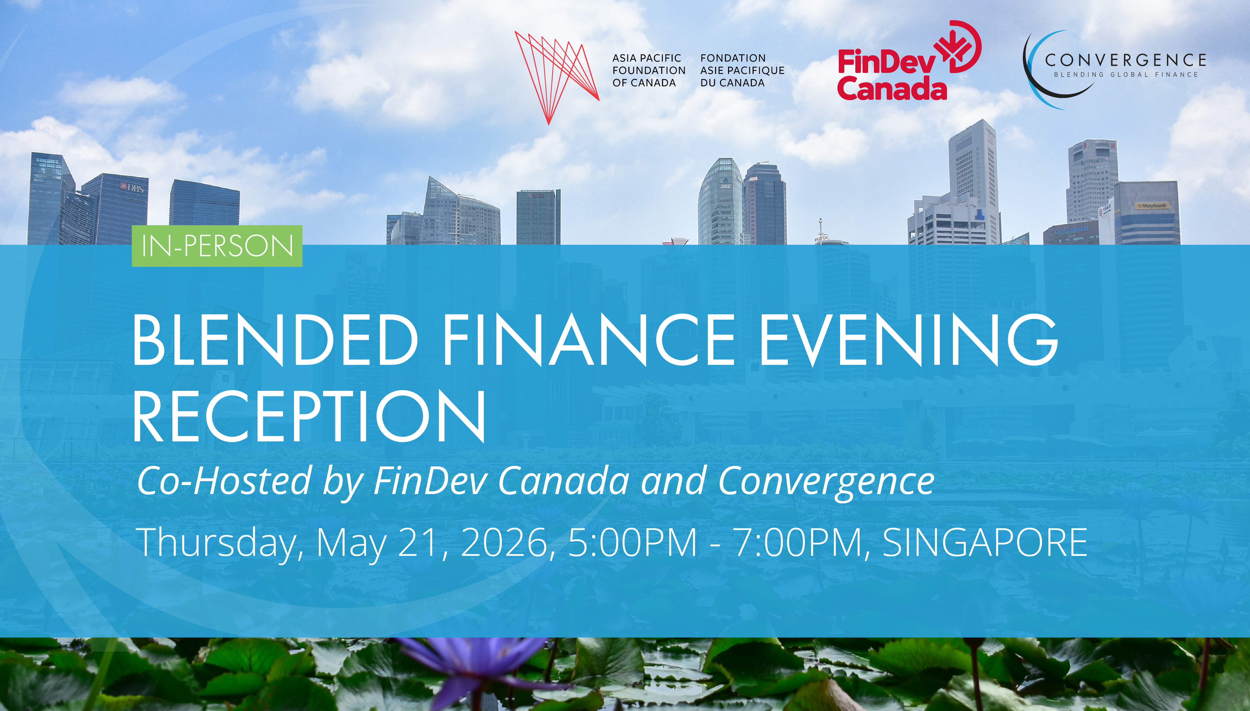 Blended Finance Evening Reception in Singapore