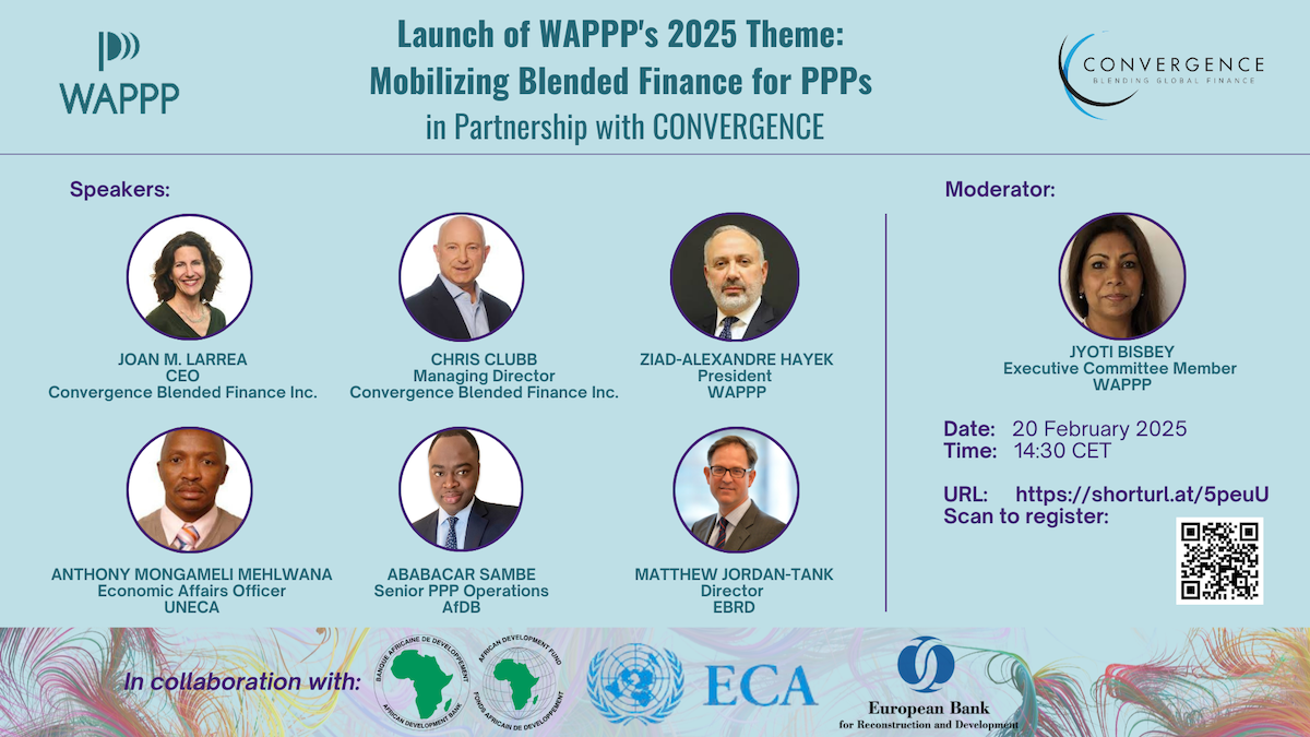 WAPPP 2025 Theme Launch: Mobilizing Blended Finance for PPPs | Capacity ...